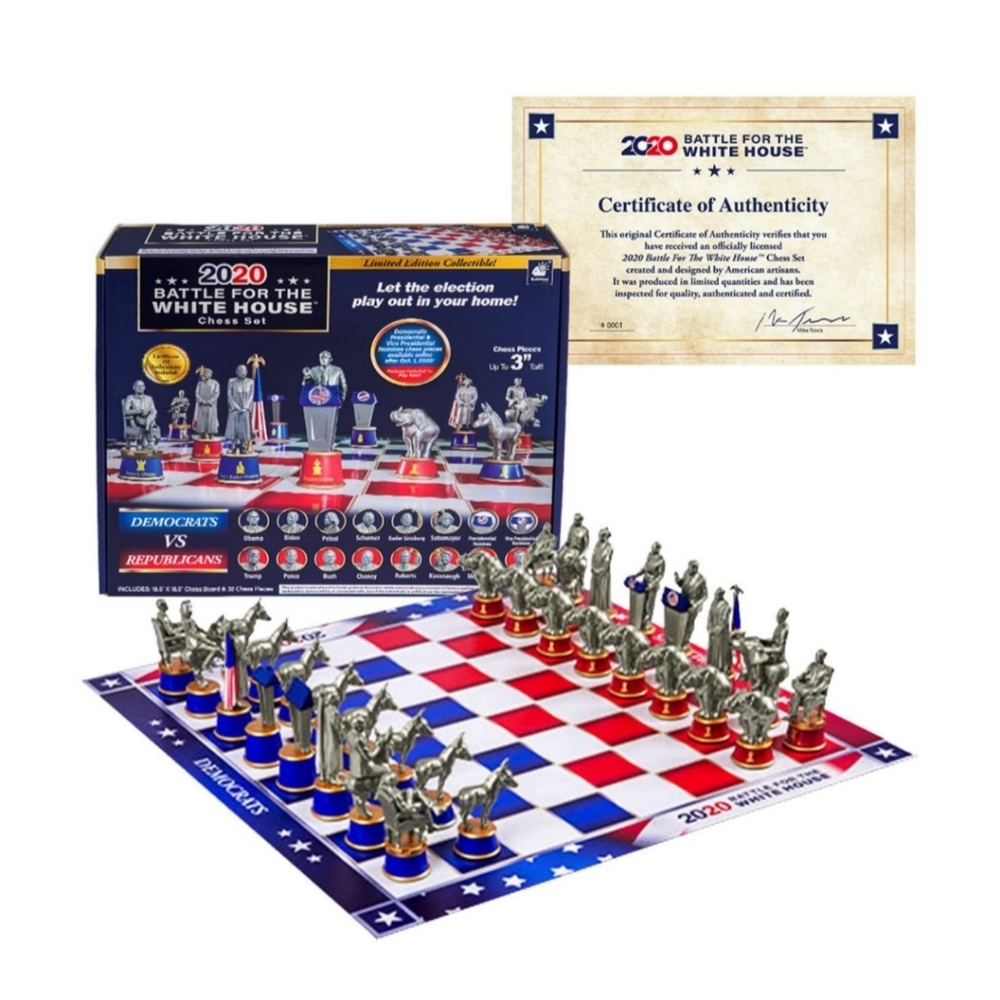 *LIMITED EDITION* Battle For The White House Chess Set